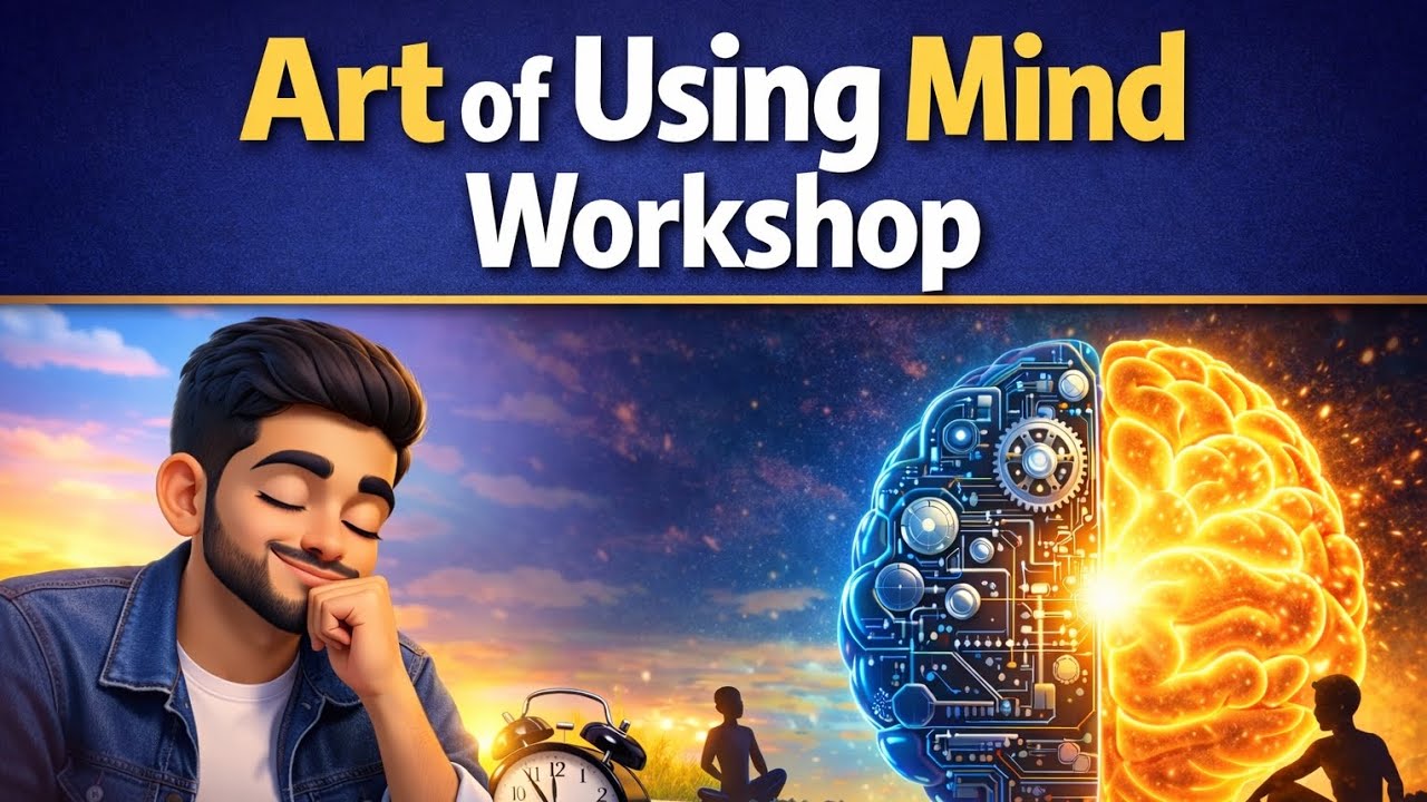 Art of Using Mind Workshop | Reprogram Your Mind for Success - YouTube