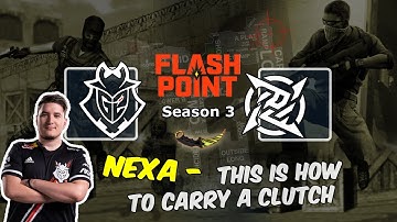 Nexa - this is how to carry a clutch in the pistol round, G2 vs NIP, Flashpoint 3