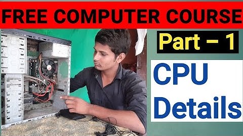 Free Computer Course Part 1 | Uday Yadav Official