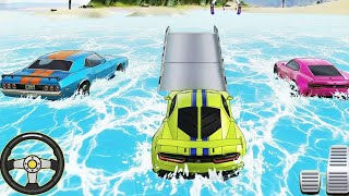 Impossible Stunt Crazy Dirt Crash Car Surfing - Race Car - Car Race - Gadi Game - Android Gameplay screenshot 2