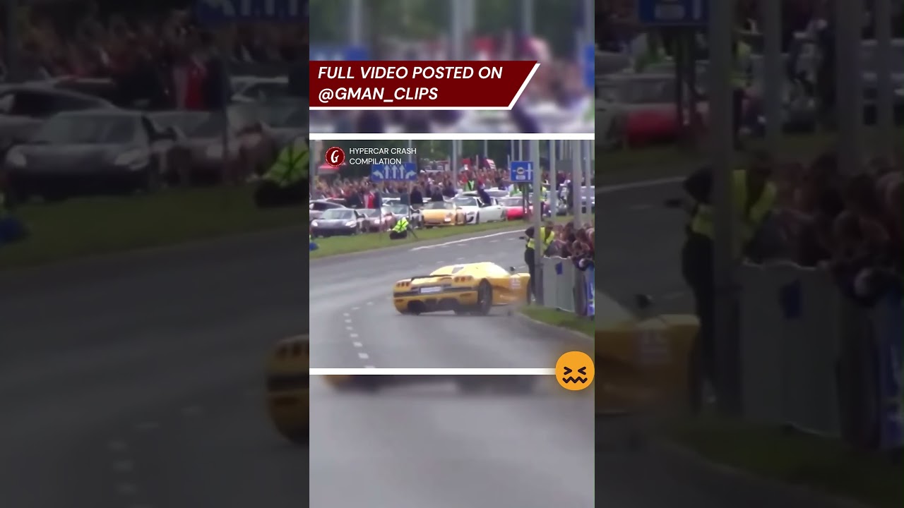 Koenigsegg Car Crashes into Fans 👀 Million Dollar Car Crash | 