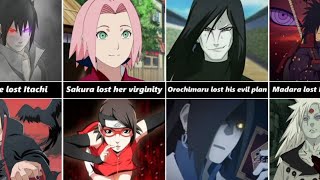 The Losses of Naruto/Boruto Characters