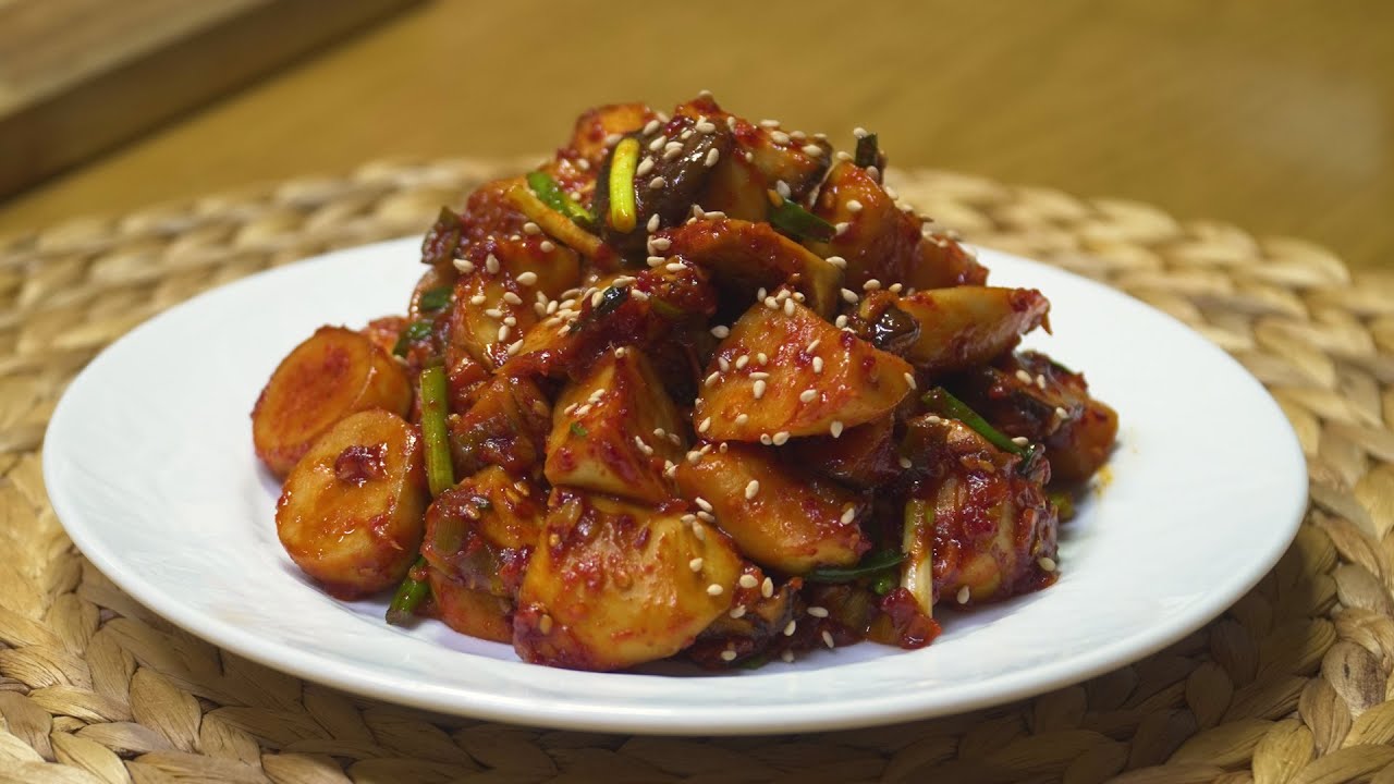 새송이양념조림