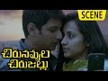 Trisha And Jiiva  Lip-Lock Scene - Chirunavvula Chirujallu Movie Scenes