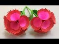 How to Make Beautiful Flower with Paper - Making Paper Flowers Step by Step - DIY Paper Flowers #9