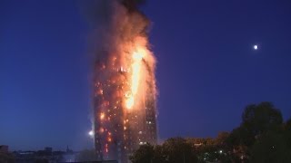 Grenfell Tower Fire Huge Blaze Engulfs Tower Block In West London