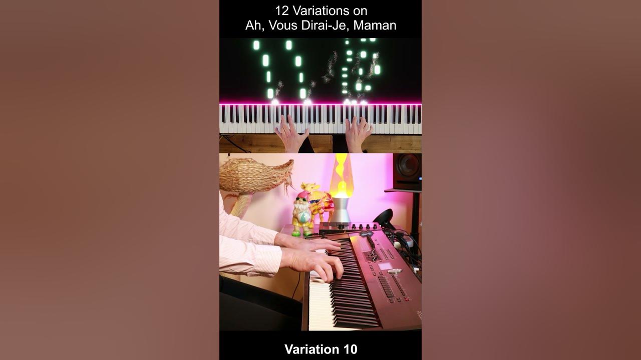 Variation X - Ah vous dirai-je maman  #mozart #piano #pianochallenge