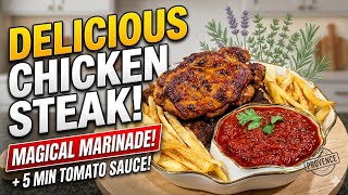 No-Prep Herbes de Province Sauce &amp; Mustard Chicken Marinade! بلاما تقطعي ولا تنقي صوص في ٥ دقاءق