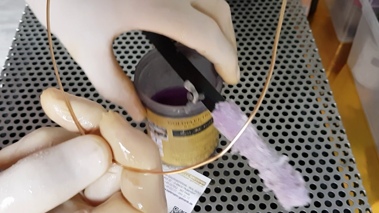 Kupfer vergolden versilbern