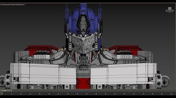 How I make Transformers 3D Models (modelling timelapse)