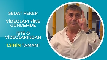 SEDAT PEKER (1.BÖLÜM) Şahsıma Yapılan Kanunsuzlukların Taşeronu mehmet ağar ve pelikancılardır.