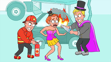 Happy Ending: Displace Puzzle - NEW UPDATE - Puzzle Game - Part 19 - Gameplay Walkthrough