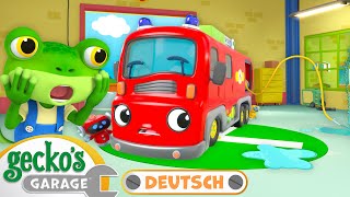 Feuerwehrauto-Spaß | 30-minütige Zusammenstellung｜Geckos Garage Deutsch｜LKW für Kinder 🦎🛠️