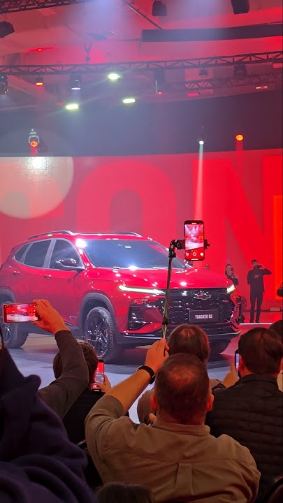 Novo Chevrolet Tracker sendo apresentado