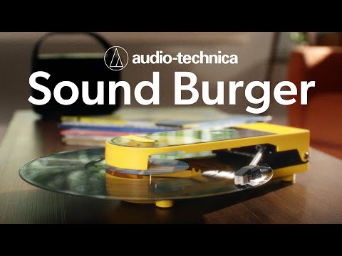 Audio-technica At-sb727 "sound Burger" Portable Turntable With Bluetooth | Crutchfield