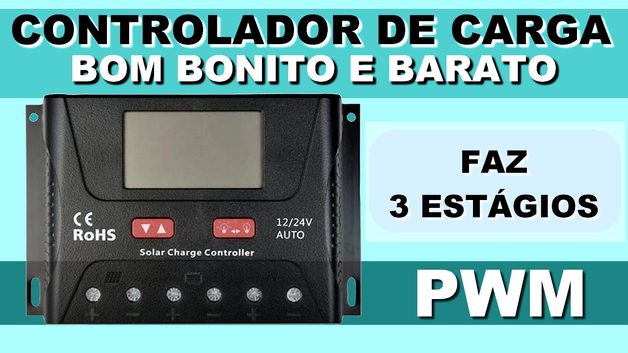 O Melhor Controlador de Carga Solar PWM. HP24xx