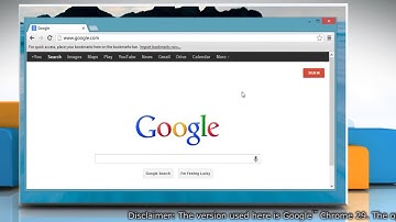 How to turn Spell Check on and off in Google™ Chrome in Windows® 8.1