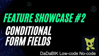 No-code Low-code Conditional Form Fields