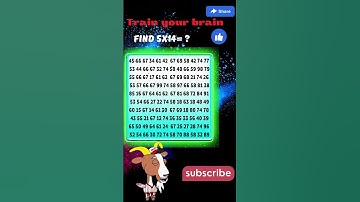🧩🧠 5х14 =? Solve the example and find the hidden number #quizgames #quiztest #quiztime #puzzlelover