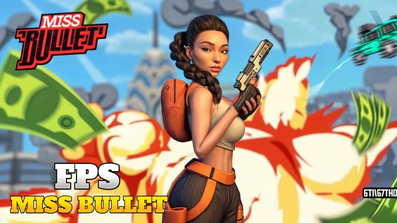 miss bullet cartoonish shooter game | Miss bullet gameplay