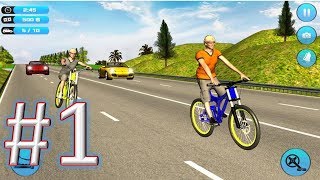 Bicycle Rider Traffic Race 17 gameplay walkthrough 1 android & ios screenshot 3