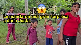 😱LE MANDARON UNA GRAN SORPRESA A DOÑA JUSTA.😱