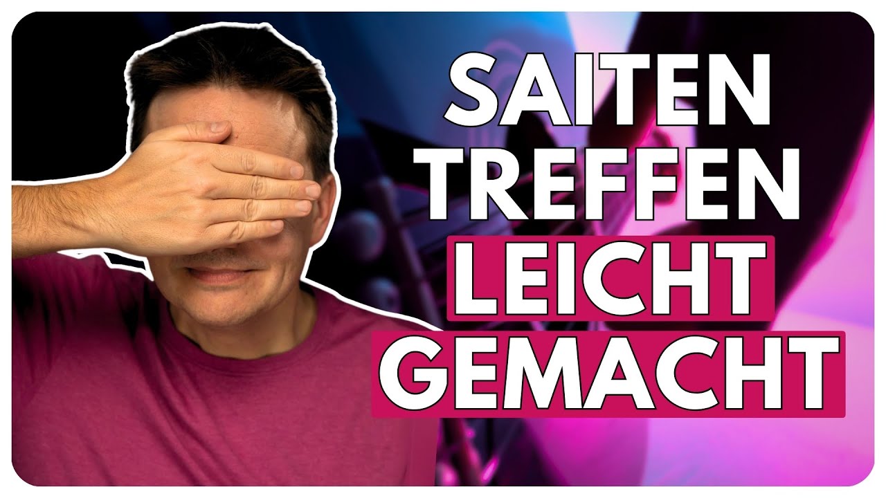 HILFE! Ich treffe die Saiten nicht... 🎸