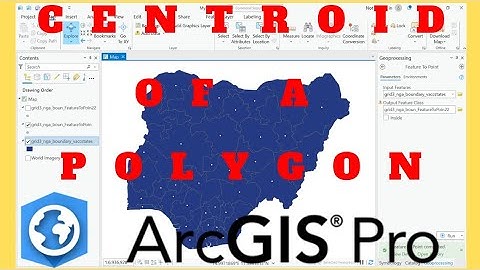 Centroids of Polygons using ArcGIS Pro