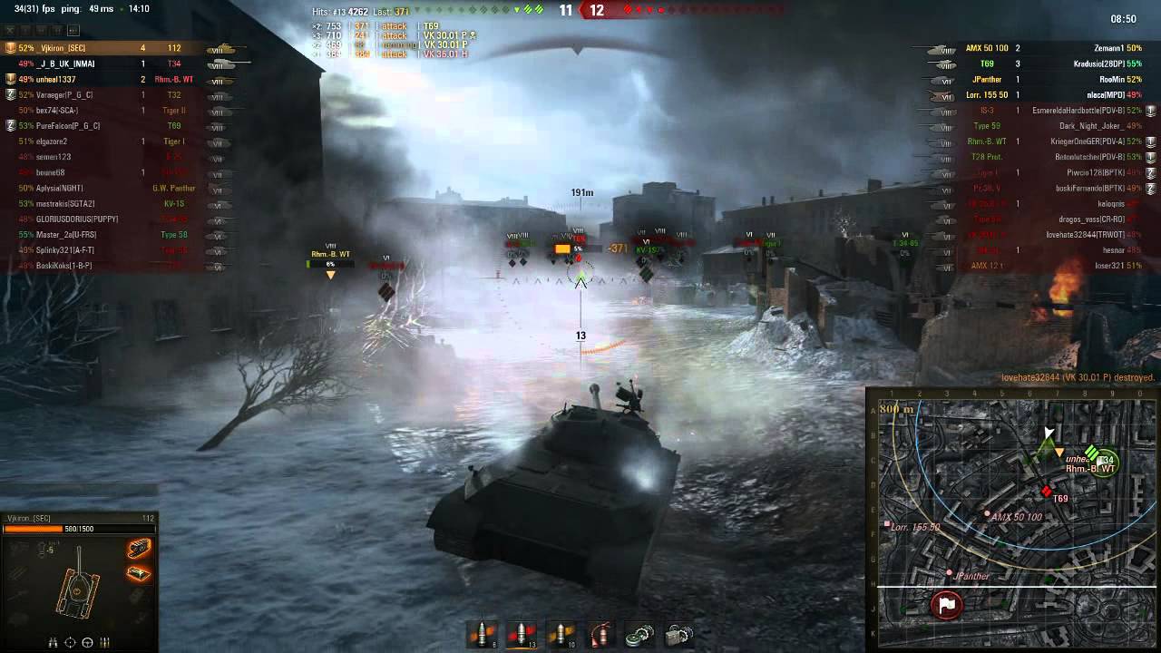 ► World of Tanks: 112, Chinese Tier VIII heavy tank [8 kills, 5224 dmg]