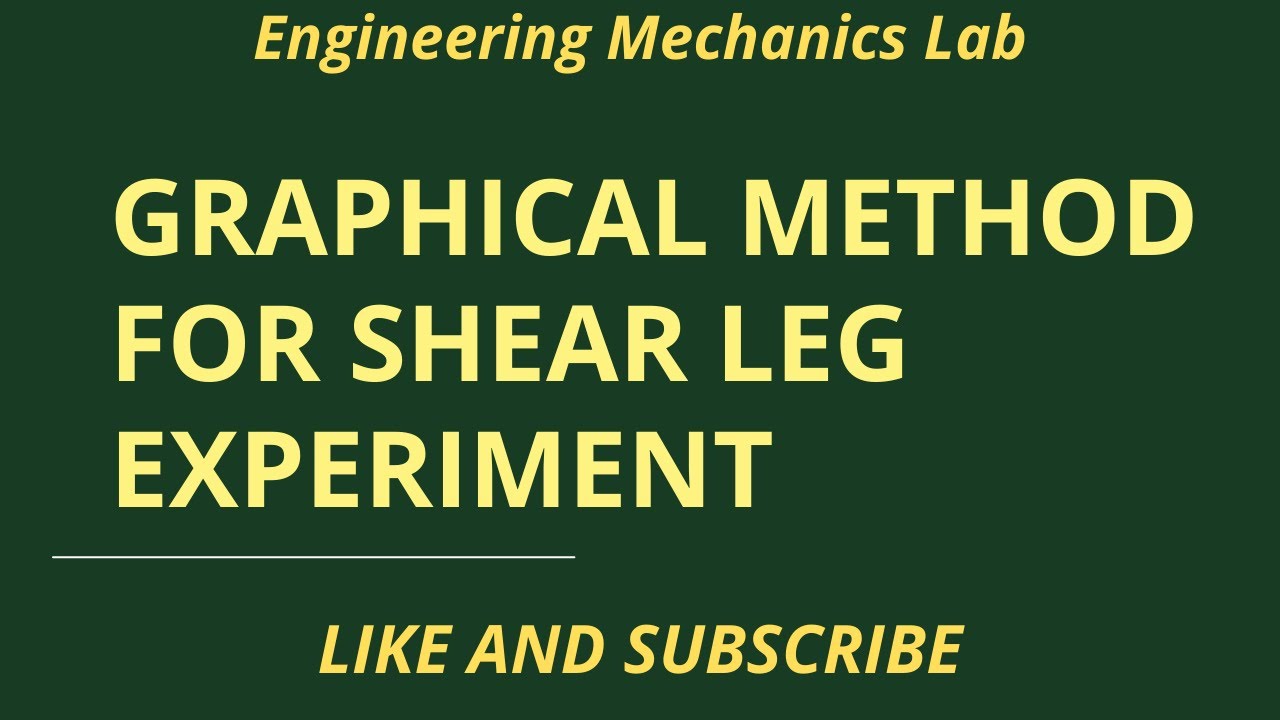 Graphical Procedure for Shear Leg Experiment YouTube