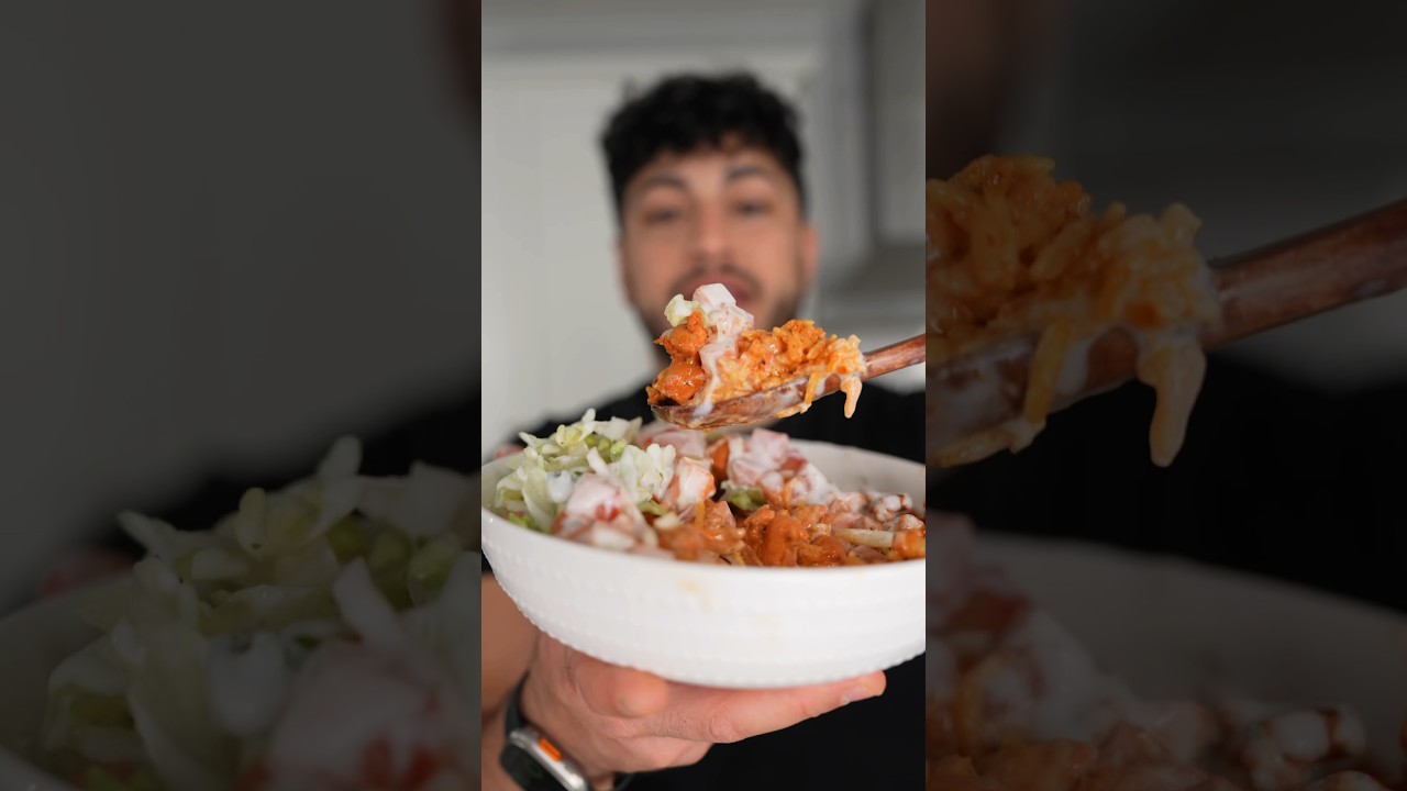 Курица с рисом &mdash; в стиле халяльной тележки