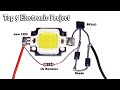 Top 5 Electronic Project Using BC547 IRFZ44N 10w LED 12v Batery Resistor &amp; More Eletronic Components