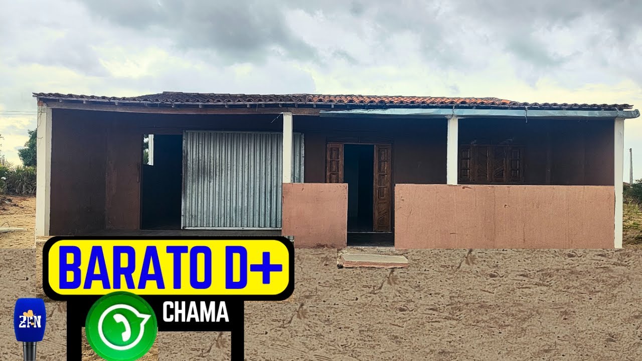 OPORTUNIDADE ÚNICA CHÁCARA COM CASA BOA GRANDE E BARATO NO NORDESTE #chácara