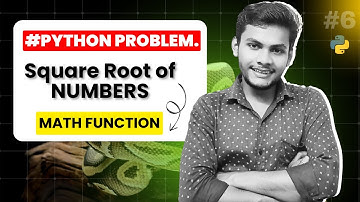 Python Program to Find Square Root using MATH Module| Code Explained Step-by-Step 🐍💡