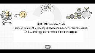 Eco1 th 3 ch1 Arbitrage entre consommation et épargne