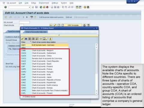 Demo 3.1  Review Chart of Accounts