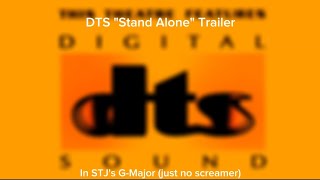 Dts Stand Alone Trailer In Stjs G-Major Without Screamerread Description
