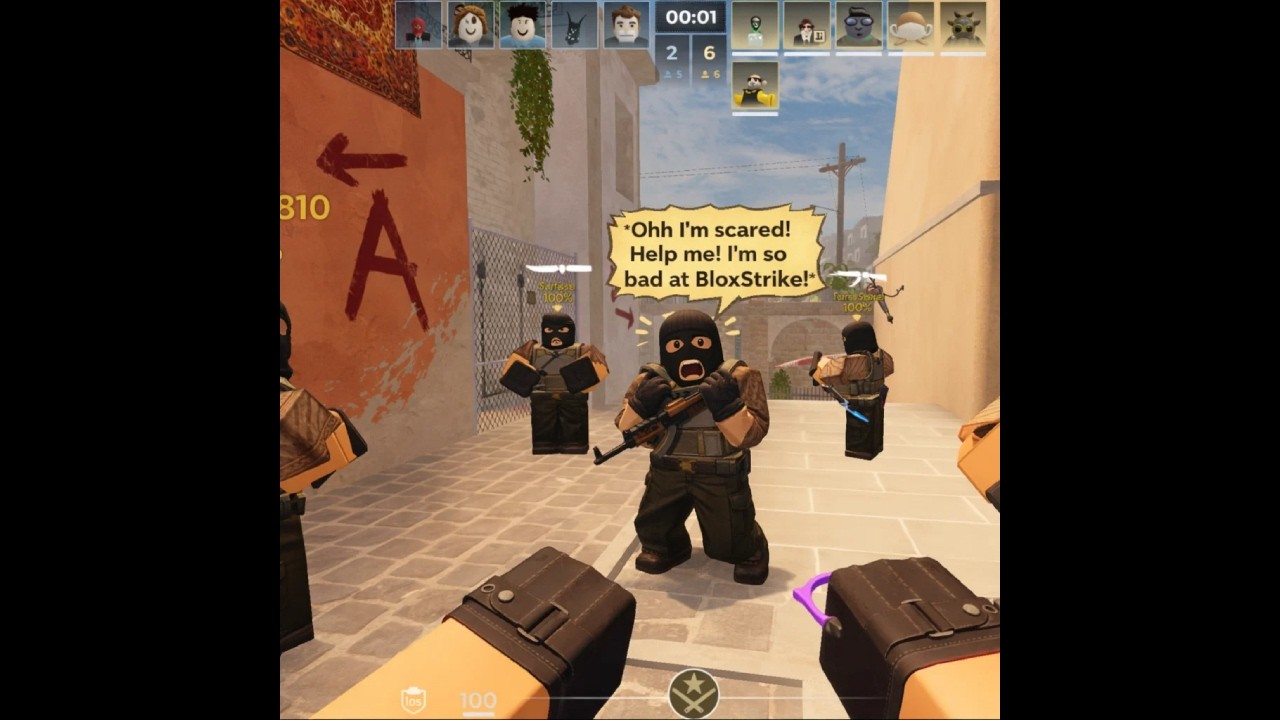 One-Tapping Heads in BloxStrike Deathmatch