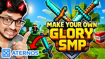 How To Make Server Like Glory SMP in Aternos Minecraft | Glory SMP Free Plugin 😇