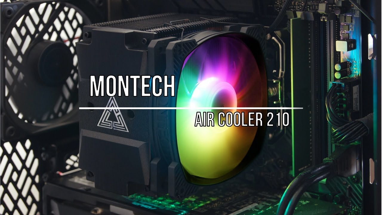 Montech Air Cooler 210 - ARGB-backlight