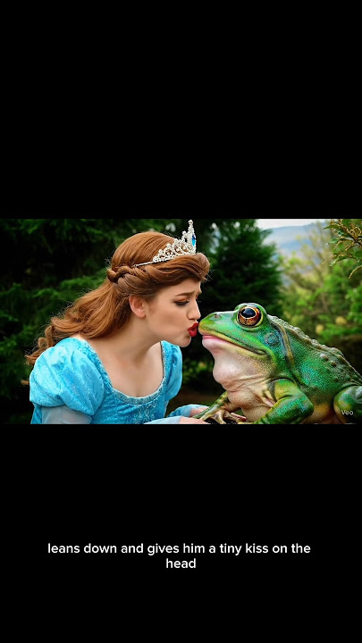 A frog who thinks he is a prince.#frog #prince #princess #chicken #wizard #kiss #kidscartoon #kids