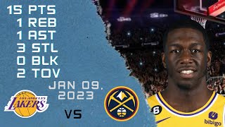 Kendrick Nunn NBA Player Highlights 09-01-2023 LAKERS vs NUGGETS REGULAR SEASON