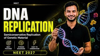 DNA Replication Explained 🔥 | Complete Concept + Mechanism | NEET 2027