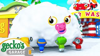 Baby Truck Stuck in the Snow | Baby Truck | Gecko's Garage | Kids Songs