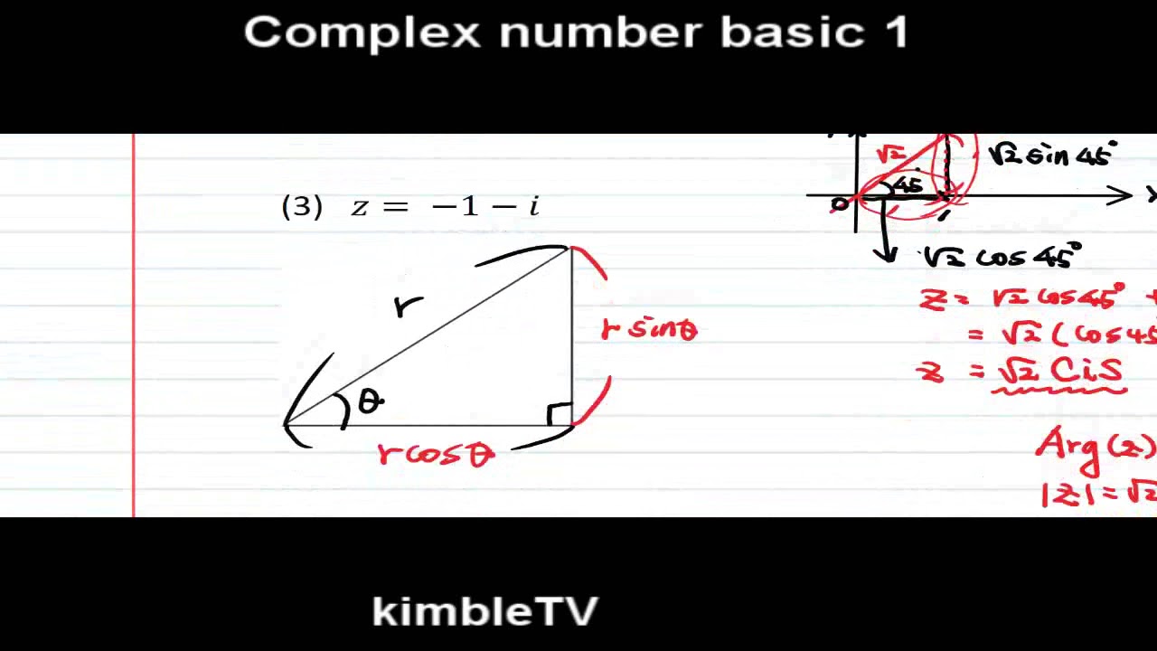 Complex number basic 1 - YouTube