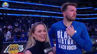 Luka Doncic Post-Game Interview | Luka's 41-pts & Irving 29-pts help Mavs beat Suns 123-113