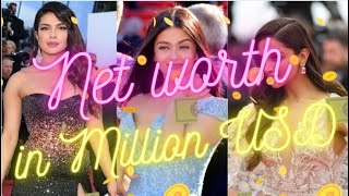 NET WORTH IN US DOLLARS  2021 OF TOP BOLLYWOOD ACTRESSES