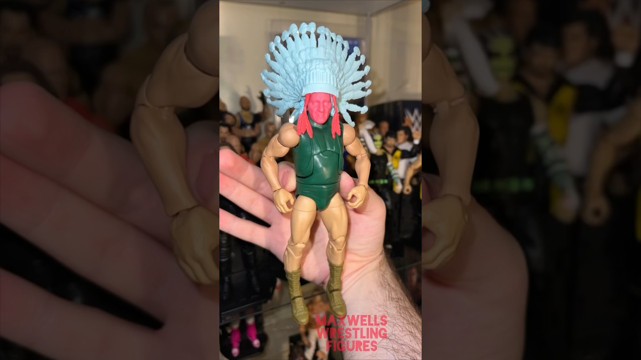Unboxing $2000+ Unreleased Wrestling Figure Chief Jay Strongbow Collectors Edition Mattel Prototype