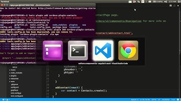 Ionic 2 - Creating contacts and querying them.