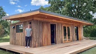 Inside the 400 square foot Prefab Home in use as the Perfect Backyard ADU!!